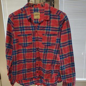 Size M Hollister pink shirt